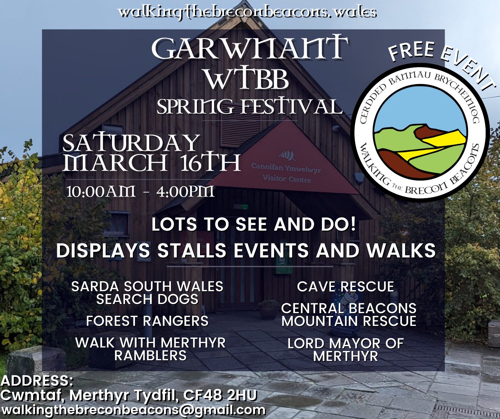 Walking The Brecon Beacons Spring Festival Open Day at Forest Holidays< Garwnant